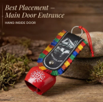 Feng Shui Swiss Cow Bell for Hanging at Entrance or Main Door at Home & Office for Positive Energy, Good Luck - Image 4