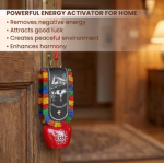 Feng Shui Swiss Cow Bell for Hanging at Entrance or Main Door at Home & Office for Positive Energy, Good Luck - Image 5