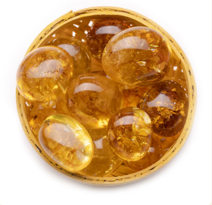 Natural Citrine Tumbled AAA+ Stone Pebbles