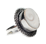 Gomti Chakra Ring - Stone for Good Luck, Prosperity and Good Health