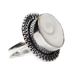 Gomti Chakra Ring - Stone for Good Luck, Prosperity and Good Health