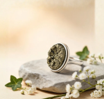 Pyrite Stone Ring Attract Money Wealth Fast