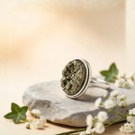 Pyrite Stone Ring Attract Money Wealth Fast