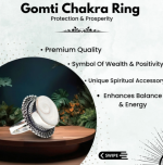 Gomti Chakra Ring - Stone for Good Luck, Prosperity and Good Health - Image 3