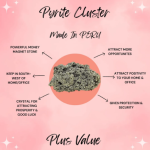 Peru Pyrite Stone Raw Crystal Cluster Rough Geode - Image 3