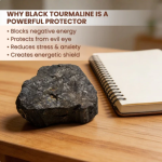 Black Tourmaline Raw Rock Rough Stone Chunks (300 to 500gm) - Image 2