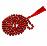 Red Jasper Necklace Japa Mala 108 + 1 Bead (Knotted) - Image 2