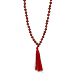 Red Jasper Necklace Japa Mala 108 + 1 Bead (Knotted) - Image 4