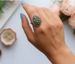 Pyrite Stone Ring Attract Money Wealth Fast - Image 3