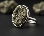 Pyrite Stone Ring Attract Money Wealth Fast - Image 2