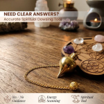 Orbit Brass Dowsing Pendulum For Reiki, Dowser, Vastu, Feng Shui Experts - Image 3