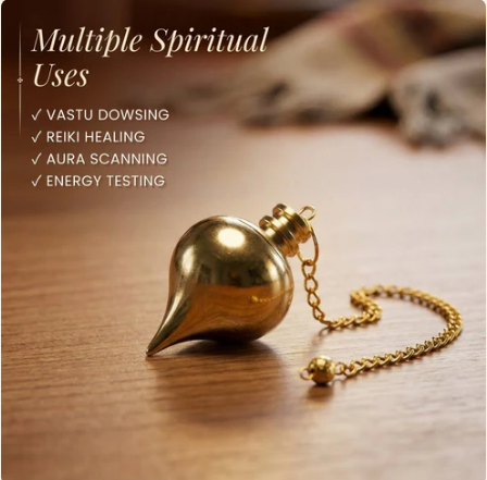 Screenshot_99 Orbit Brass Dowsing Pendulum For Reiki, Dowser, Vastu, Feng Shui Experts - Image 1