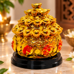 ✨ Golden Prosperity Treasure Pot Premium Feng Shui Wealth & Prosperity Décor