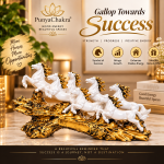 Golden Galloping Horses – Seven Horse Décor - Image 3